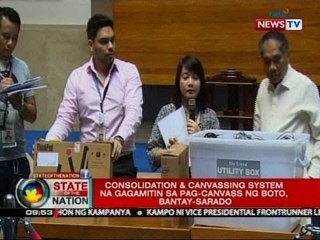 SONA: Consolidation at canvassing system na gagamitin sa pag-canvass ng boto, bantay-sarado