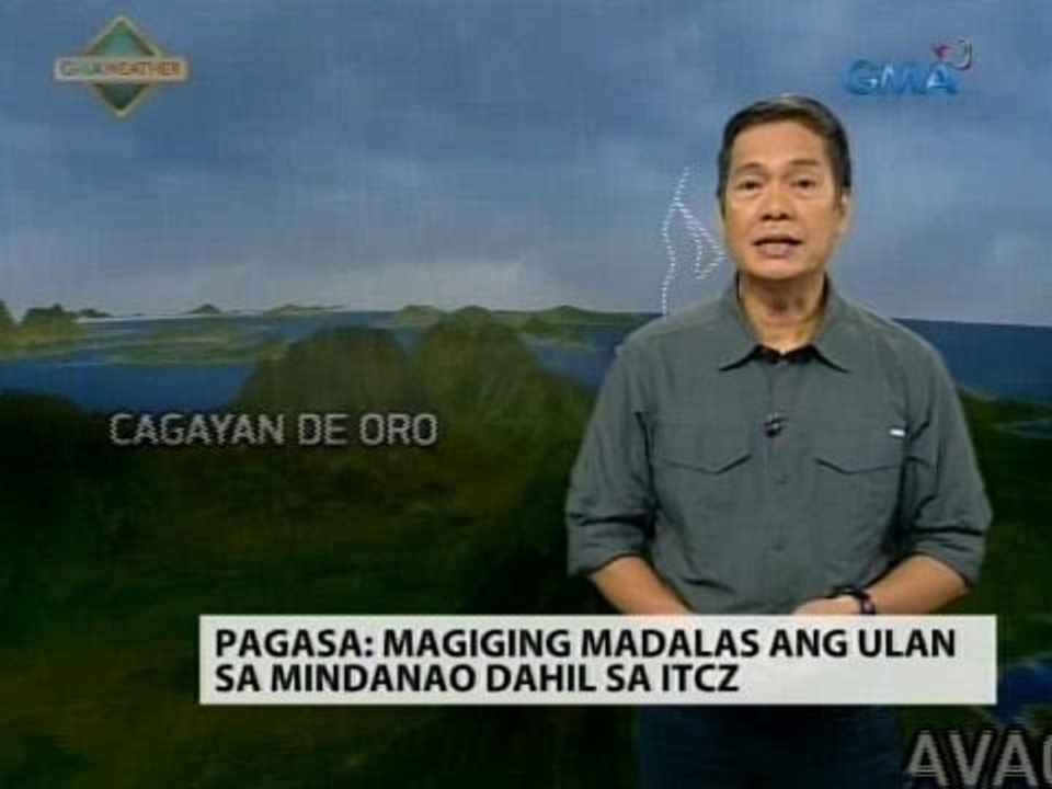 24 Oras: PAG-ASA: Magiging madalas ang ulan sa Mindanao dahil sa ITCZ