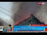 BP: Gusali sa Zamboanga city, nasunog; bubong, bumigay sa tindi ng apoy