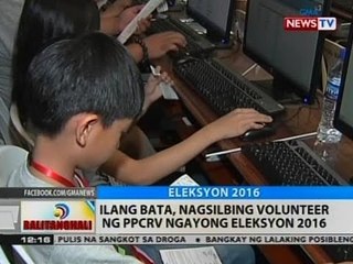 BT: Ilang bata, nagsilbing volunteer ng PPCRV ngayong Eleksyon 2016