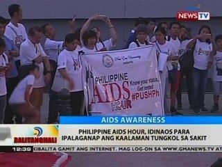 BT: Philippine Aids Hour, idinaos para ipalaganap ang kaalaman tungkol sa sakit