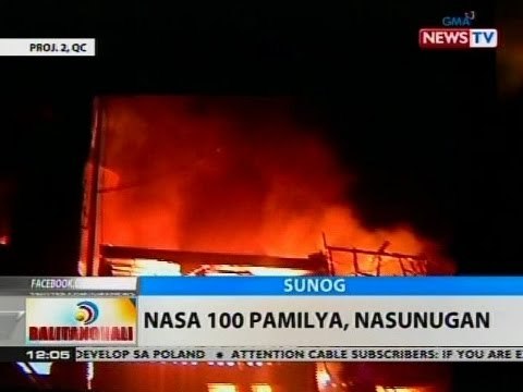 BT: Nasa 100 pamilya, nasunugan