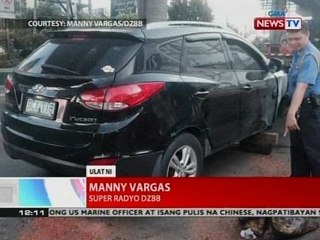 BT: Barriers sa EDSA, inararo ng SUV; Driver, nakaidlip daw