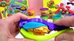 Menu pailleté Play Doh avec le jeu Scoops n Treats et Burger Builder – Un menu Play Doh