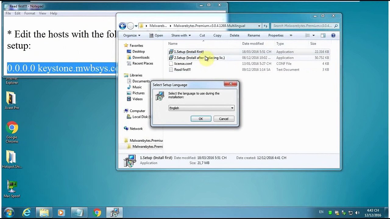 Malwarebytes Anti-Malware Premium 3.0.4 Serial Key - 2017