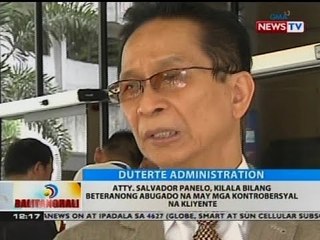 BT: Atty. Salvador Panelo, kilala bilang beteranong abugado na may mga kontrobersyal na kliyente