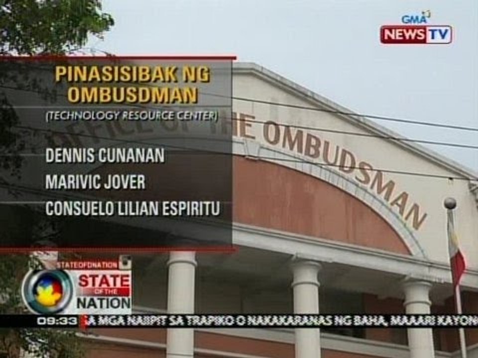 SONA: 6 na opisyal ng gobyerno na dawit sa PDAF scam, pinasisibak ng ombudsman