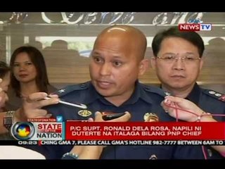 SONA: P/Csupt. Ronald dela Rosa, napili ni Duterte na italaga bilang PNP Chief