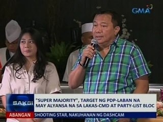 Saksi: "Super Majority". target ng PDP-LABAN na may alyansa na sa LAKAS-CMD at ilang party-list