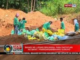 SONA: Bahagi ng lupang binungkal para pagtayuan ng bahay, pinangangambahang gumuho