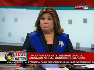 SONA: Panayam kay Atty. George Garcia, abugado ni Sen. Marcos