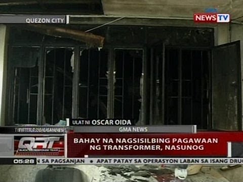 QRT: Bahay na nagsisilbing pagawaan ng transformer, nasunog