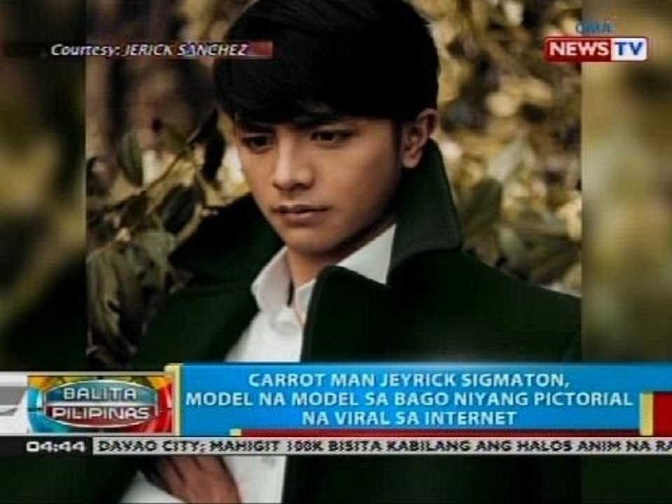 Carrot Man Jeyrick Sigmaton, model na model sa bago niyang pictorial na viral sa internet