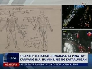 Saksi: 18-anyos na babae, ginahasa at pinatay