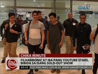 Download Video: 24 Oras: Filharmonic at iba pang Youtube stars, bibida sa isang sold-out show