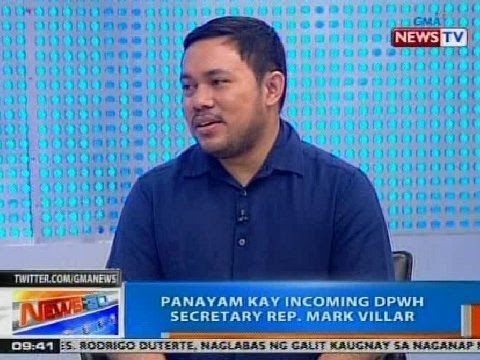 NTG: Panayam kay incoming DPWH Secretary Rep. Mark Villar