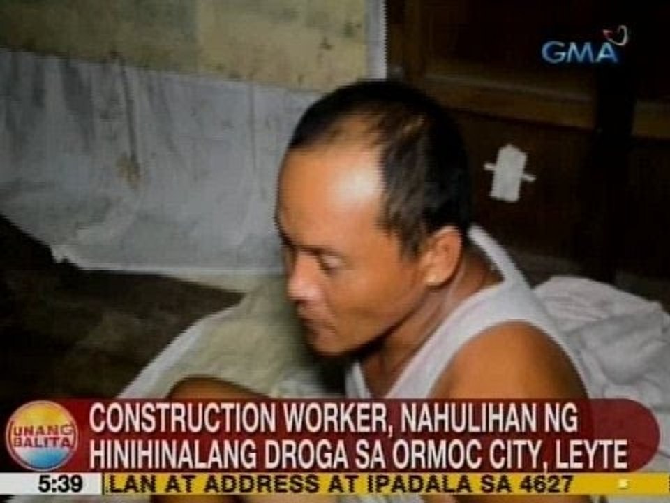 UB: Construction worker, nahulihan ng hinihinalang droga sa Ormoc City, Leyte