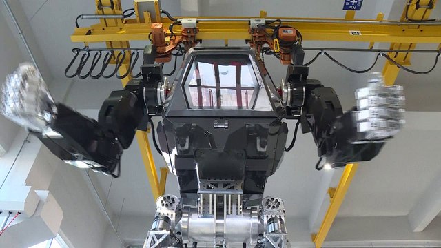 En Corée du Sud, les premiers pas d'un robot géant