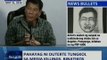 Saksi: Pahayag ni Duterte tungkol sa media killings, binatikos