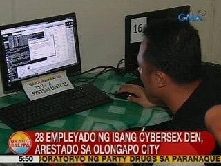 UB: 28 empleyado ng isang cybersex den, arestado sa Olongapo City