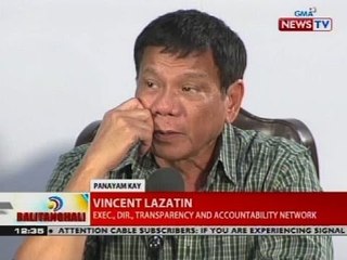 Panayam kay Vincent Lazatin, Exec., Dir. Transparency and Accountability Network