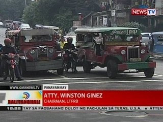 BT: Panayam kay Atty. Winston Ginez, chairman, LTFRB