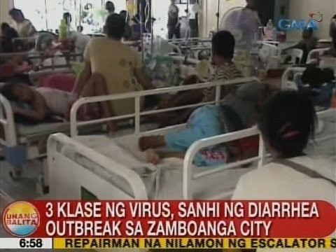 UB: 3 klase ng virus, sanhi ng diarrhea outbreak sa Zamboanga City