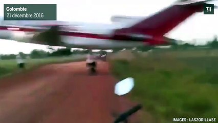 Les images du crash aérien en Colombie
