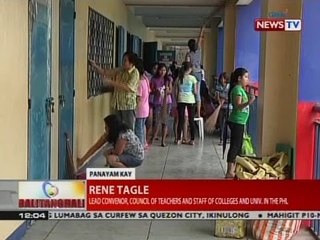 Panayam kay Rene Tagle, lead convenor,Council of Teachers and Staff of Colleges and Univ. in the PHL