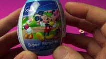 4 Surprise Eggs unboxing! Disney Minnie Mouse, Mickey Mouse, Hello Kitty