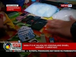 SONA: Nasa P10-M halaga ng hinihinalang shabu, nasabat
