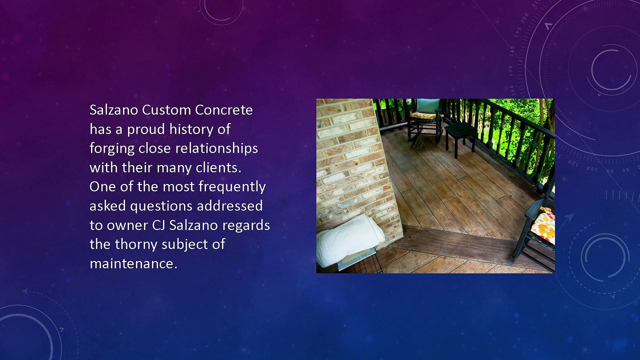 Salzano Custom Concrete - Stamped Concrete Specialists In Virginia