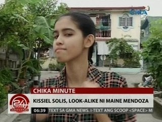 24 Oras: Kissiel Solis, look-alike ni Maine Mendoza