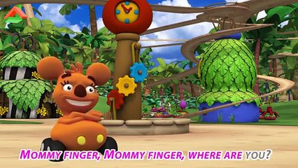 Jungle Junction Finger Family   NURSERY RHYMES    Very Funny Cartoons