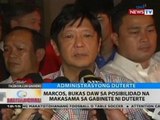 Duterte at Marcos, nagpulong sa unang pagkakataon pagkatapos ng eleksyon