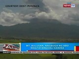 BP: Mt. Bulusan, nagbuga ng abo magtatanghali kanina