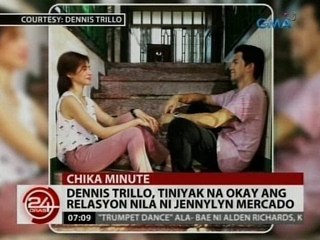 24 Oras: Dennis Trillo, tiniyak na okay ang relasyon nila ni Jennylyn Mercado