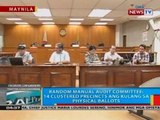 Random manual audit committee: 14 clustered precints ang kulang sa physical ballots
