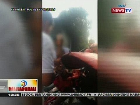 BT: Rider, natuhog sa mukha ng bakal mula sa bumper ng nakabanggaang truck