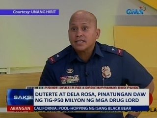 SAKSI: Duterte at Dela Rosa, pinatungan daw ng tig-P50-M ng mga drug lord