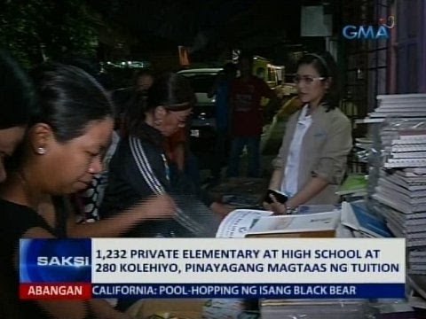 SAKSI: 1,232 private elementary at HS at 280 kolehiyo, pinayagang magtaas ng tuition