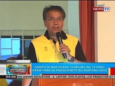 Kampo ni Mar Roxas, humiling ng 14 pang araw para sa pagsusumite ng kanyang SOCE