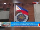 313 private colleges and university, pinayagan ng CHED na magtaas ng matrikula
