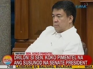 UB: Drilon: Si Sen. Koko Pimentel na ang susunod na Senate president