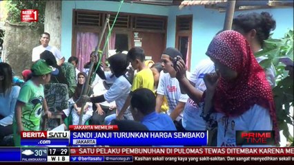 Sandi Perkenalkan Kartu KJP Plus ke Warga Pejaten