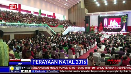 Presiden Jokowi Perayaan Natal Nasional di Minahasa