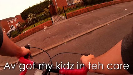 Woman threatens to knock cyclist off bike_X243 CET_X243CET_