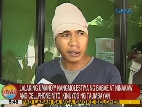 UB: Lalaking umano'y nangmolestiya ng babae at ninakaw ang cellphone nito, kinuyog ng taumbayan