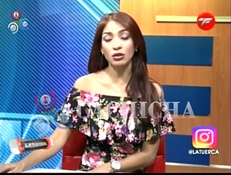 La presentadora del Pacha