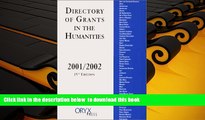 READ book  Directory of Grants in the Humanities 2001-2002 (Directory of Grants in the